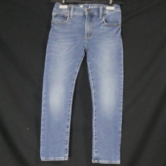 GAP DENIM | size 8 slim | Blue Denim Jeans | Adjustable Inner Waistband - Picture 1 of 16